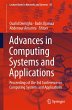 Advances in Computing Systems and... - Bild 1