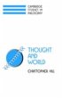 Thought and World (eBook, PDF) - Bild 1