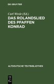 Das Rolandslied des Pfaffen Konrad (eBook, PDF)