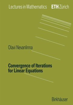 Convergence of Iterations for Linear Equations (eBook, PDF) - Nevanlinna, Olavi