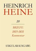 Heinrich Heine Säkularausgabe Band 20 K. Briefe 1815-1831. Kommentar (eBook, PDF)