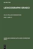 Lexicographi Graeci. Pollucis Onomasticon Libri I-V (eBook, PDF)