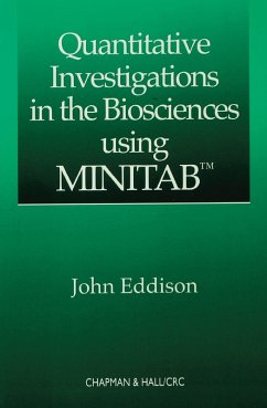 Cover Quantitative Investigations in the Biosciences using MINITAB (eBook, PDF)