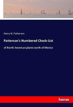 Patterson's Numbered Check-List - Patterson, Harry N.