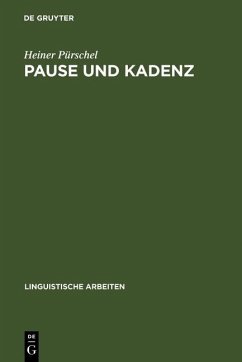 Pause und Kadenz (eBook, PDF) - Pürschel, Heiner