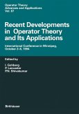 Recent Developments in Operator Theory and Its Applications (eBook, PDF)