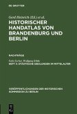 Historischer Handatlas von Brandenburg und Berlin. Nachträge Heft 3 (eBook, PDF)