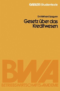 Cover Gesetz über das Kreditwesen (eBook, PDF)