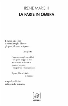 La parte in ombra - Marchi, Irene