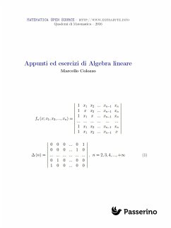 Appunti ed esercizi di Algebra Lineare (fixed-layout eBook, ePUB) - Colozzo, Marcello