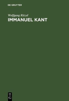 Immanuel Kant (eBook, PDF) - Ritzel, Wolfgang