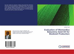 Evaluation of Momordica Balsamina Seed Oil for Biodesiel Production - Yusuf, James