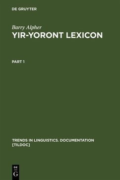 Cover Yir-Yoront Lexicon (eBook, PDF)