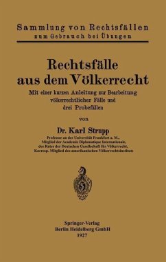 Cover Rechtsfälle aus dem Völkerrecht (eBook, PDF)