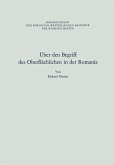 Über den Begriff des Oberflächlichen in der Romania (eBook, PDF)