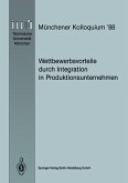 Wettbewerbsvorteile durch Integration in Produktionsunternehmen (eBook, PDF)