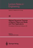 Refined Dynamical Theories of Beams, Plates and Shells and Their Applications (eBook, PDF)