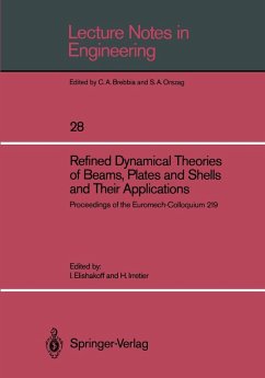 Cover Refined Dynamical Theories of Beams, Plates and Shells and Their Applications (eBook, PDF)