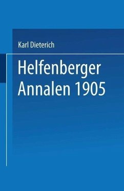 Helfenberger Annalen 1905 (eBook, PDF) - Dieterich, Eugen