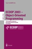 ECOOP 2003 - Object-Oriented Programming (eBook, PDF)