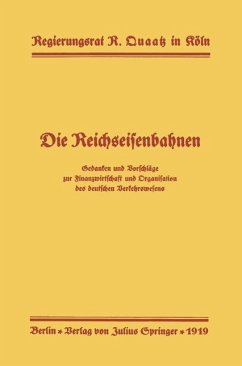 Die Reichseisenbahnen (eBook, PDF) - Quaatz, Reinhard