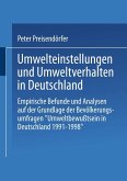 Umwelteinstellungen und Umweltverhalten in Deutschland (eBook, PDF)