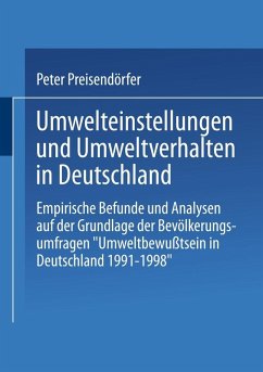 Cover Umwelteinstellungen und Umweltverhalten in Deutschland (eBook, PDF)