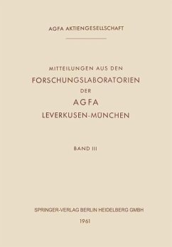 Cover Mitteilungen aus den Forschungslaboratorien der Agfa Leverkusen-München (eBook, PDF)