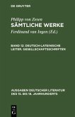 Deutsch-lateinische Leiter. Gesellschaftsschriften (eBook, PDF)