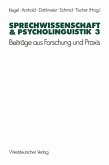 Sprechwissenschaft & Psycholinguistik 3 (eBook, PDF)
