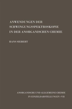 Anwendungen der Schwingungsspektroskopie in der Anorganischen Chemie (eBook, PDF) - Siebert, Hans