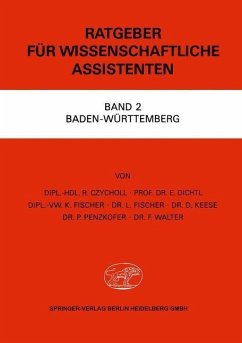 Ratgeber für Wissenschaftliche Assistenten (eBook, PDF) - Czycholl, R.; Dichtl, E.; Fischer, K.; Fischer, L.; Keese, D.; Penzkofer, P.; Walter, F.