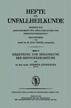 Erkennung und Behandlung der Hirnschädelbrüche (eBook, PDF) - Andreesen, Remmer