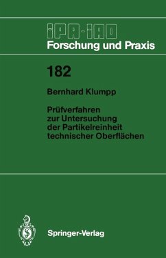 Prüfverfahren zur Untersuchung der Partikelreinheit technischer Oberflächen (eBook, PDF) - Klumpp, Bernhard