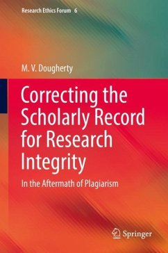 Correcting the Scholarly Record for Research Integrity - Dougherty, M. V.