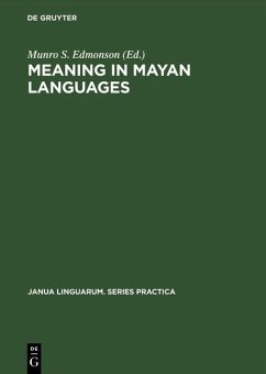 Meaning in Mayan Languages (eBook, PDF)