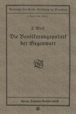 Die Bevölkerungspolitik der Gegenwart (eBook, PDF) - Wolf, Julius
