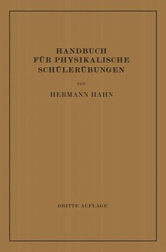Cover Handbuch für Physikalische Schülerübungen (eBook, PDF)