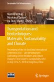 Transportation and Geotechniques: Materials, Sustainability and Climate (eBook, PDF)