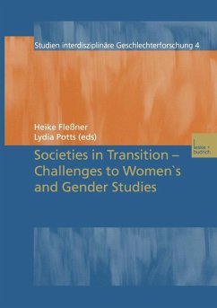Cover Societies in Transition - Challenges to Women's and Gender Studies (eBook, PDF)