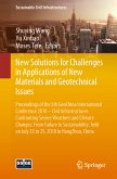 New Solutions for Challenges in Applications of New Materials and Geotechnical Issues (eBook, PDF)