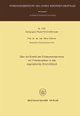 Über die Kinetik des Einbaumechanismus von Fremdzusätzen in das eigenleitende Chrom(III)oxid (eBook, PDF)