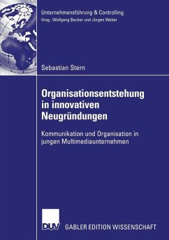 Cover Organisationsentstehung in innovativen Neugründungen (eBook, PDF)