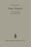 Freundesgabe für Hans Hengeler zum 70. Geburtstag am 1. Februar 1972 (eBook, PDF)