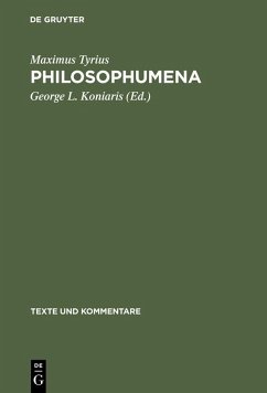 Philosophumena (eBook, PDF) - Tyrius, Maximus