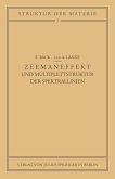 Zeemaneffekt und Multiplettstruktur der Spektrallinien (eBook, PDF)