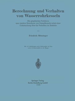 Berechnung und Verhalten von Wasserrohrkesseln (eBook, PDF) - Münzinger, Friedrich