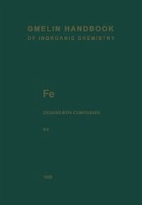 Fe Organoiron Compounds (eBook, PDF) - Slawisch, Adolf