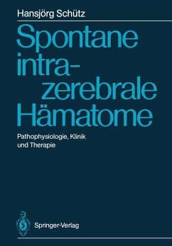 Cover Spontane intrazerebrale Hämatome (eBook, PDF)