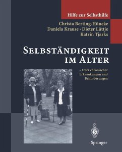 Selbständigkeit im Alter (eBook, PDF) - Berting-Hüneke, Christa; Krause, Daniela; Lüttje, Dieter; Tjarks, Katrin